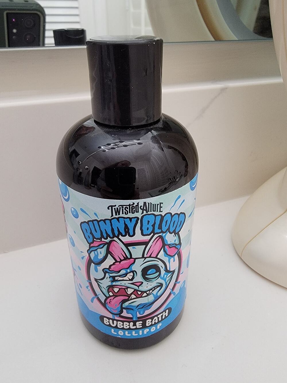 Twisted Allure Bunny Blood Bubble Bath Lollipop NEW